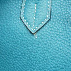 Hermes Handbag Birkin 35 □H Stamp Togo Blue Jean Ladies