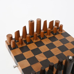 HERMES Chess with Samarkand Bleu de Malthe - Unisex Sapodilla Wood/Cassia Wood Accessories