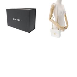 CHANEL Chanel Matelasse Small Vanity Chain Shoulder Bag White AS3729 Women's Caviar Skin
