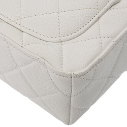 CHANEL Chanel Matelasse Small Vanity Chain Shoulder Bag White AS3729 Women's Caviar Skin