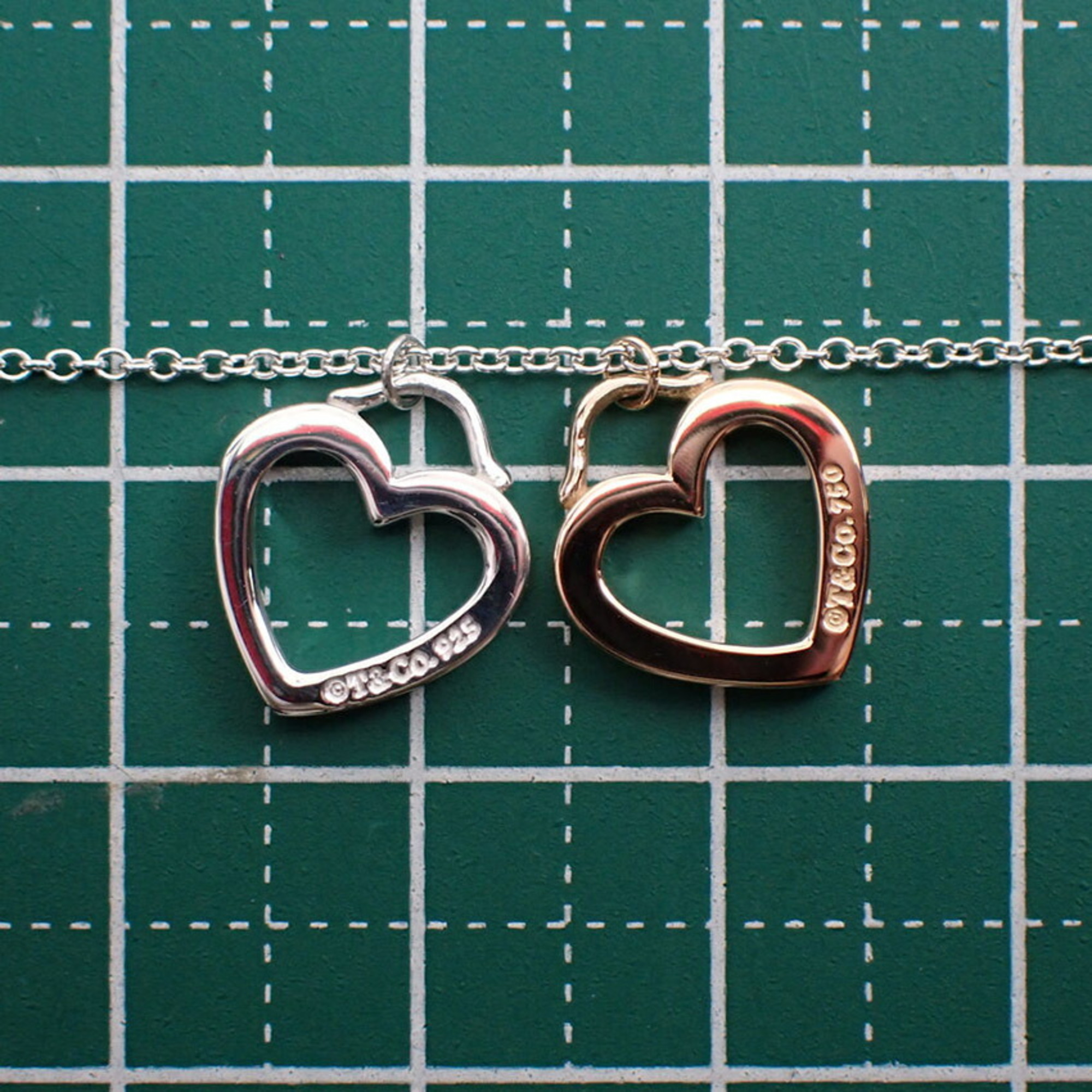 TIFFANY 925/750 Sentimental Heart Pendant/Necklace