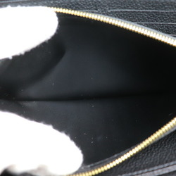 LOUIS VUITTON Louis Vuitton Zippy Wallet Long Round Bicolor Empreinte Black/Beige M80481 Women's