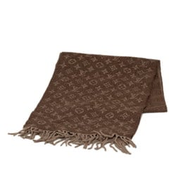 Louis Vuitton Monogram Gradient Scarf M70258 Brown Wool Cashmere Women's LOUIS VUITTON