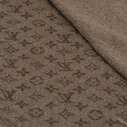 Louis Vuitton Monogram Gradient Scarf M70258 Brown Wool Cashmere Women's LOUIS VUITTON