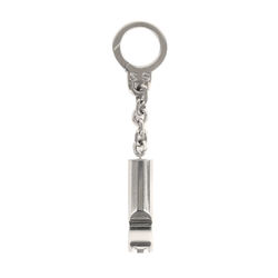CELINE Bottle Opener Keychain Silver Luxury Accessory Men's