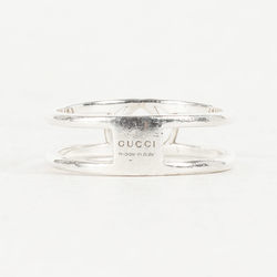 GUCCI Gucci Size: 13 Interlocking G Band Ring Ag925 Silver Men's