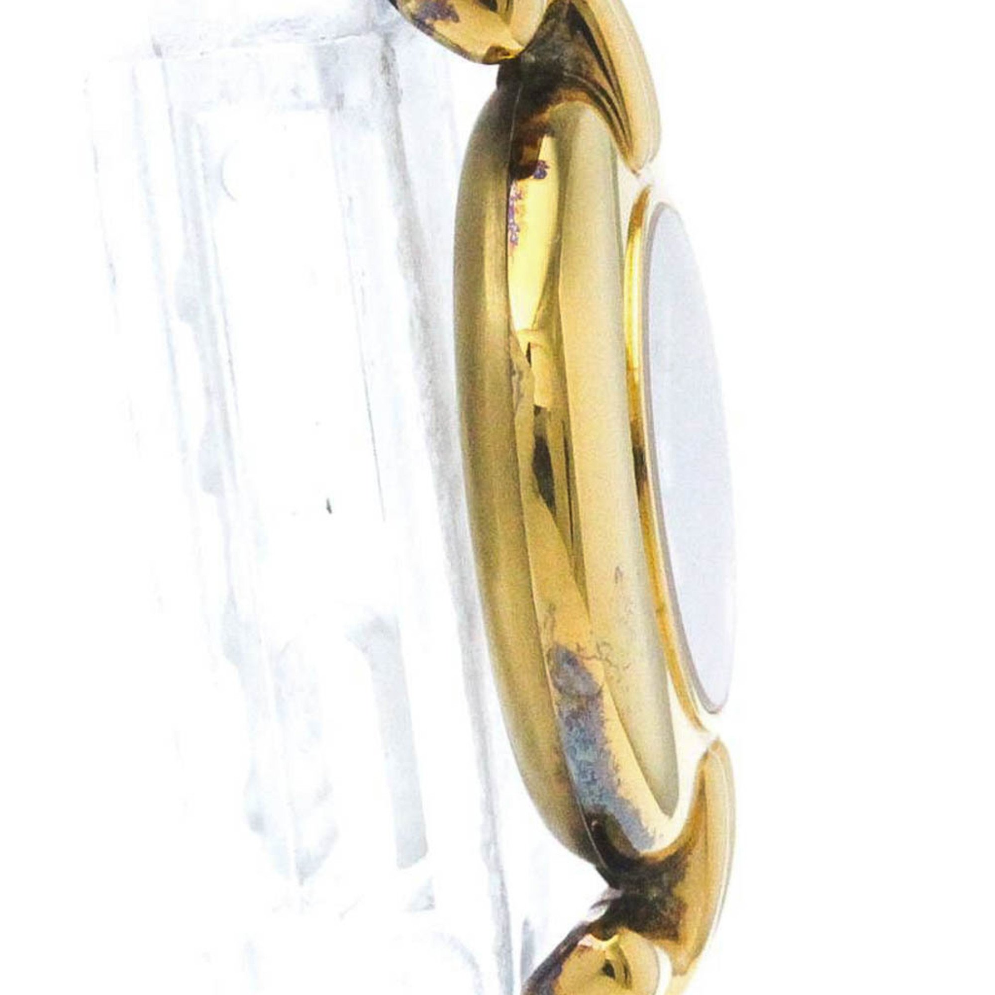 CARTIER Must Colisee Gold Plated Leather Quartz Ladies Watch 590002 BF569998