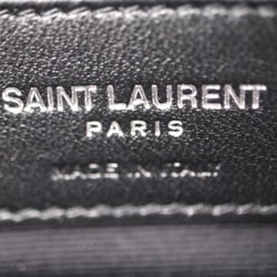 Yves Saint Laurent SAINT LAURENT PARIS Saint Laurent Paris Baby Lou Pouch Shoulder Bag 657495 Grained Leather Black Chain Tassel Pochette Belt