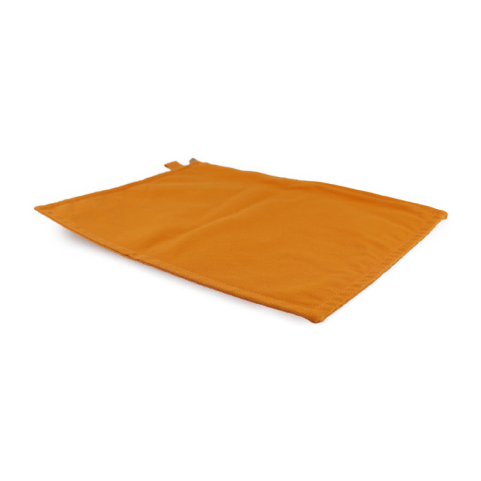 HERMES Bora Pouch GM Second Bag Cotton Canvas Orange Clutch