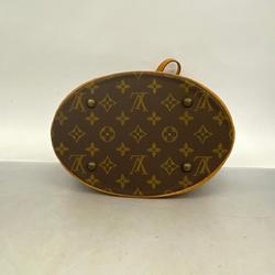 Louis Vuitton Tote Bag Monogram Petit Bucket M42238 Brown Women's