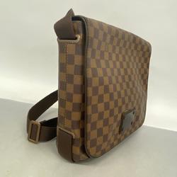 Louis Vuitton Shoulder Bag Damier Brooklyn MM N51211 Ebene Ladies