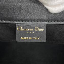 Christian Dior Tote Bag Book Leather Black Women's