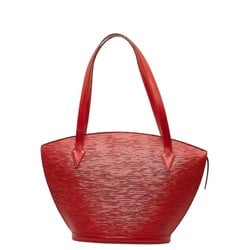 Louis Vuitton Epi Saint-Jacques Shoulder Bag Tote M52267 Castilian Red Leather Ladies LOUIS VUITTON