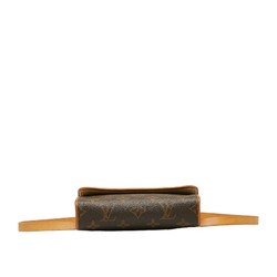 Louis Vuitton Monogram Pochette Florentine S Shoulder Bag M51855 Brown PVC Leather Women's LOUIS VUITTON