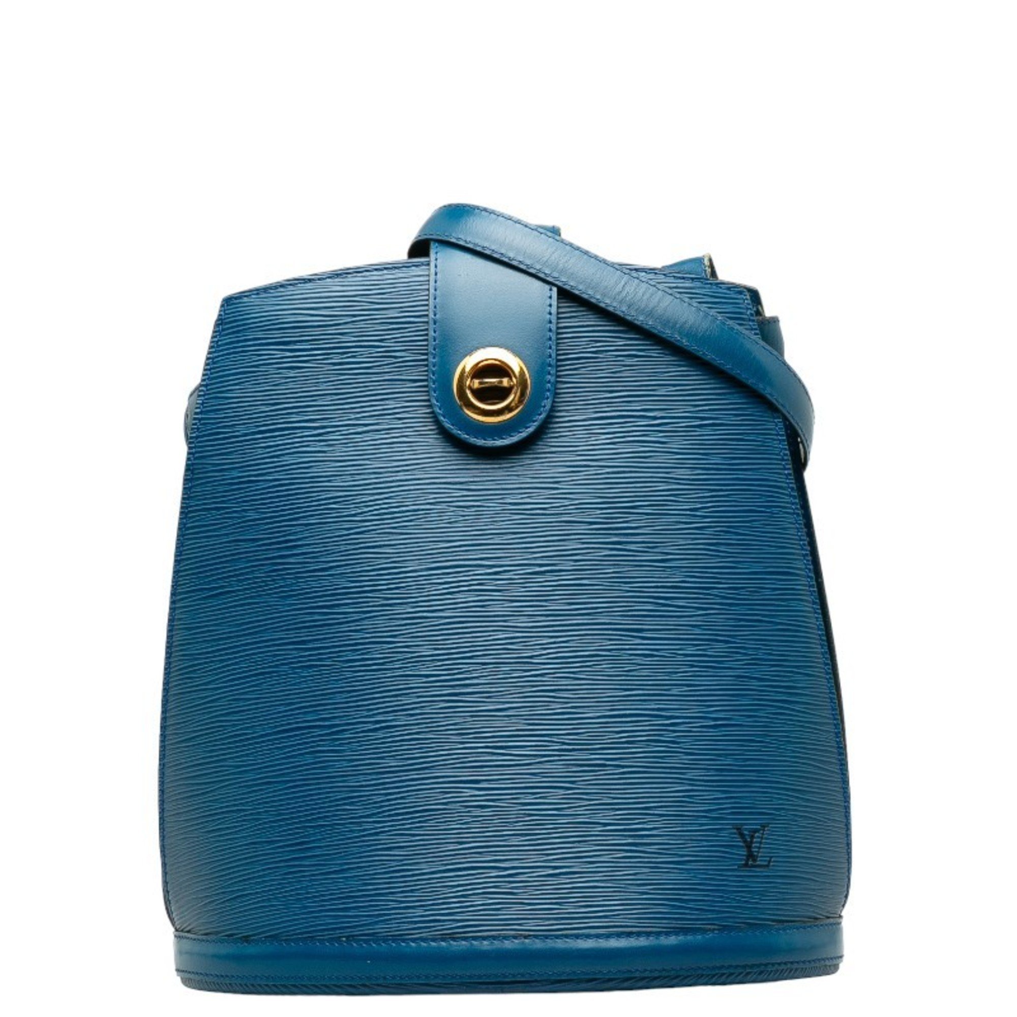 Louis Vuitton Epi Cluny Shoulder Bag M52255 Toledo Blue Leather Women's LOUIS VUITTON