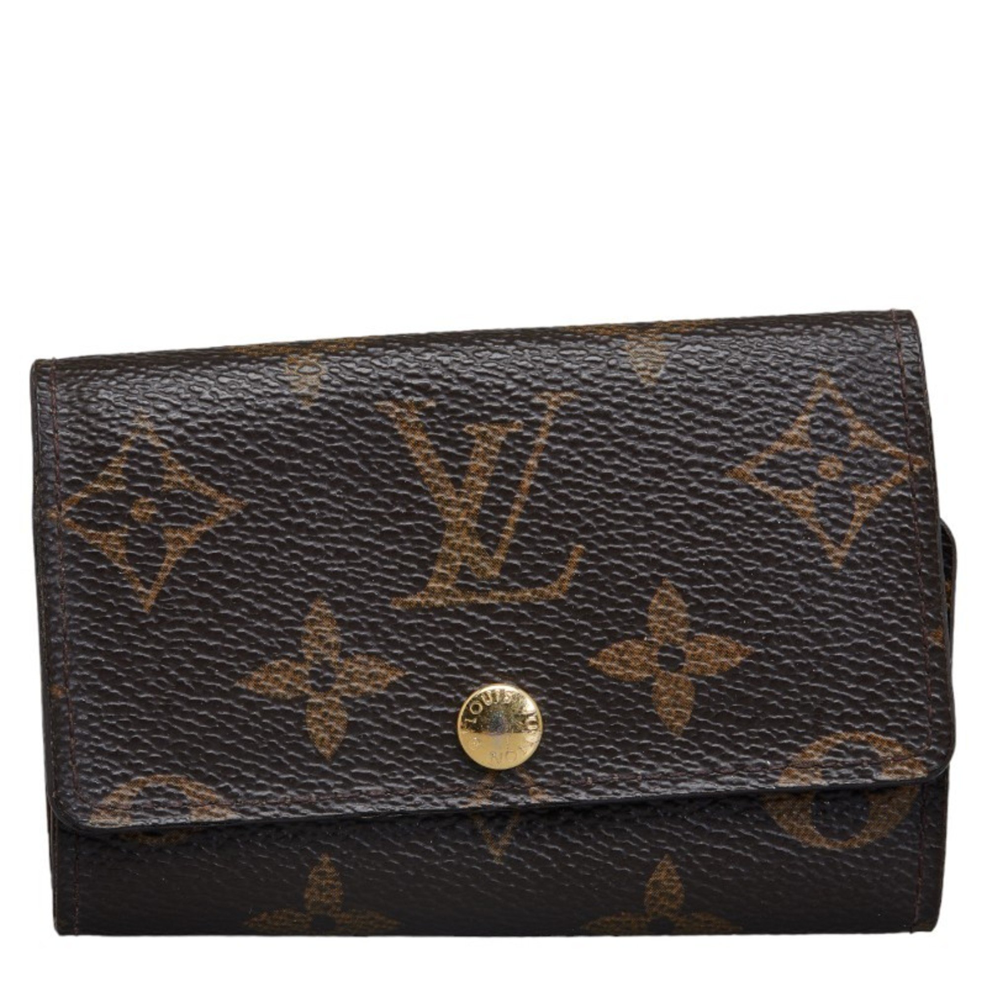 Louis Vuitton Monogram Multicle 6 Key Case M62630 Brown PVC Leather Women's LOUIS VUITTON