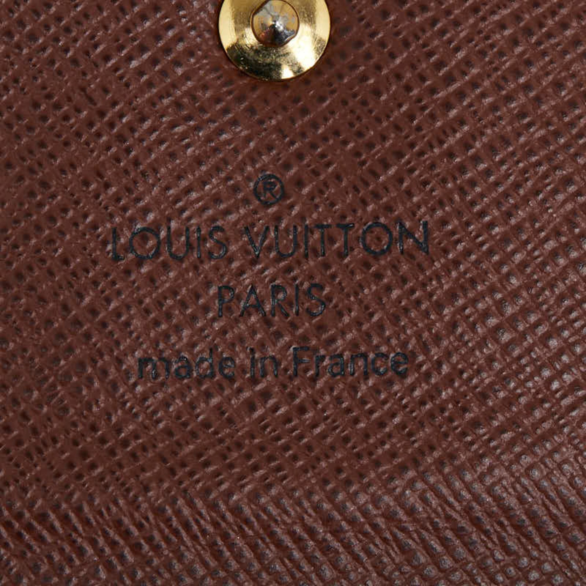 Louis Vuitton Monogram Multicle 6 Key Case M62630 Brown PVC Leather Women's LOUIS VUITTON