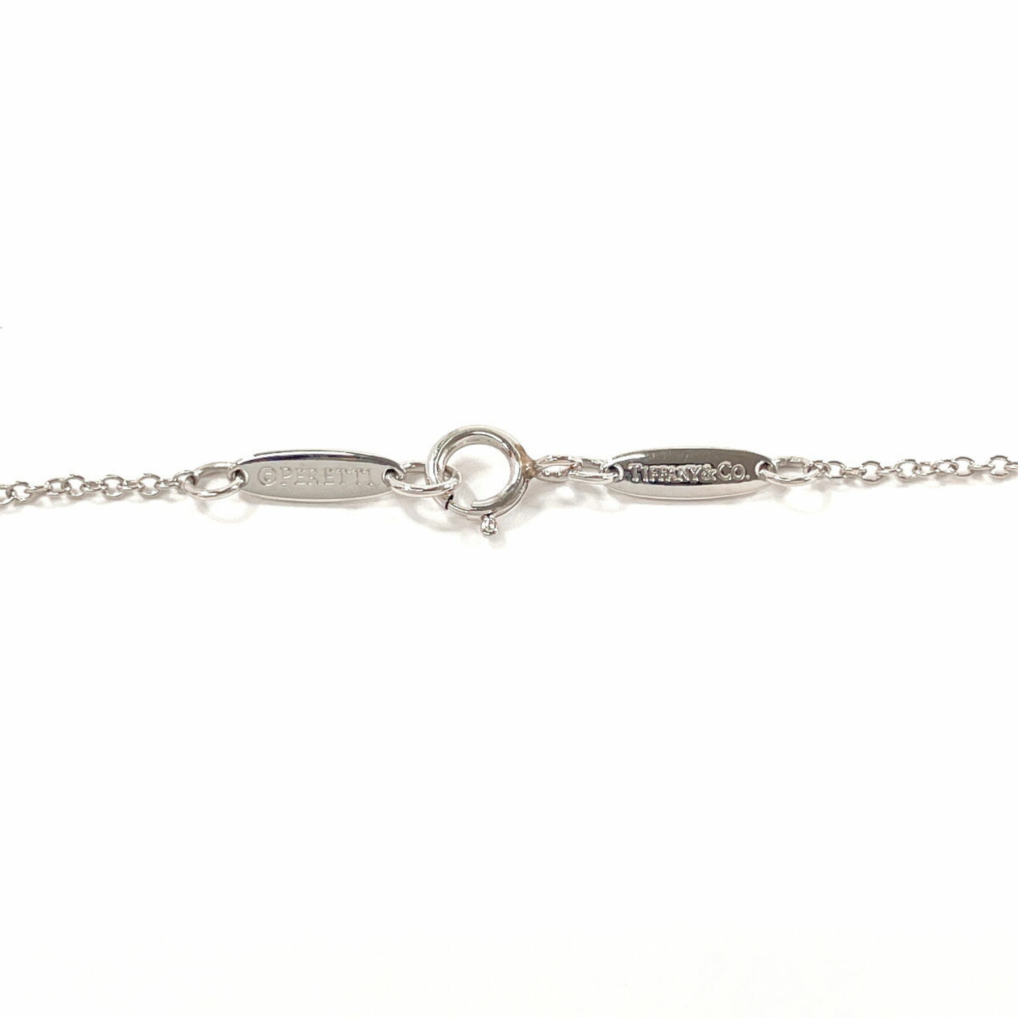 TIFFANY&Co. Tiffany Teardrop Elsa Peretti Necklace Pt950 Platinum Silver Women's F3092127