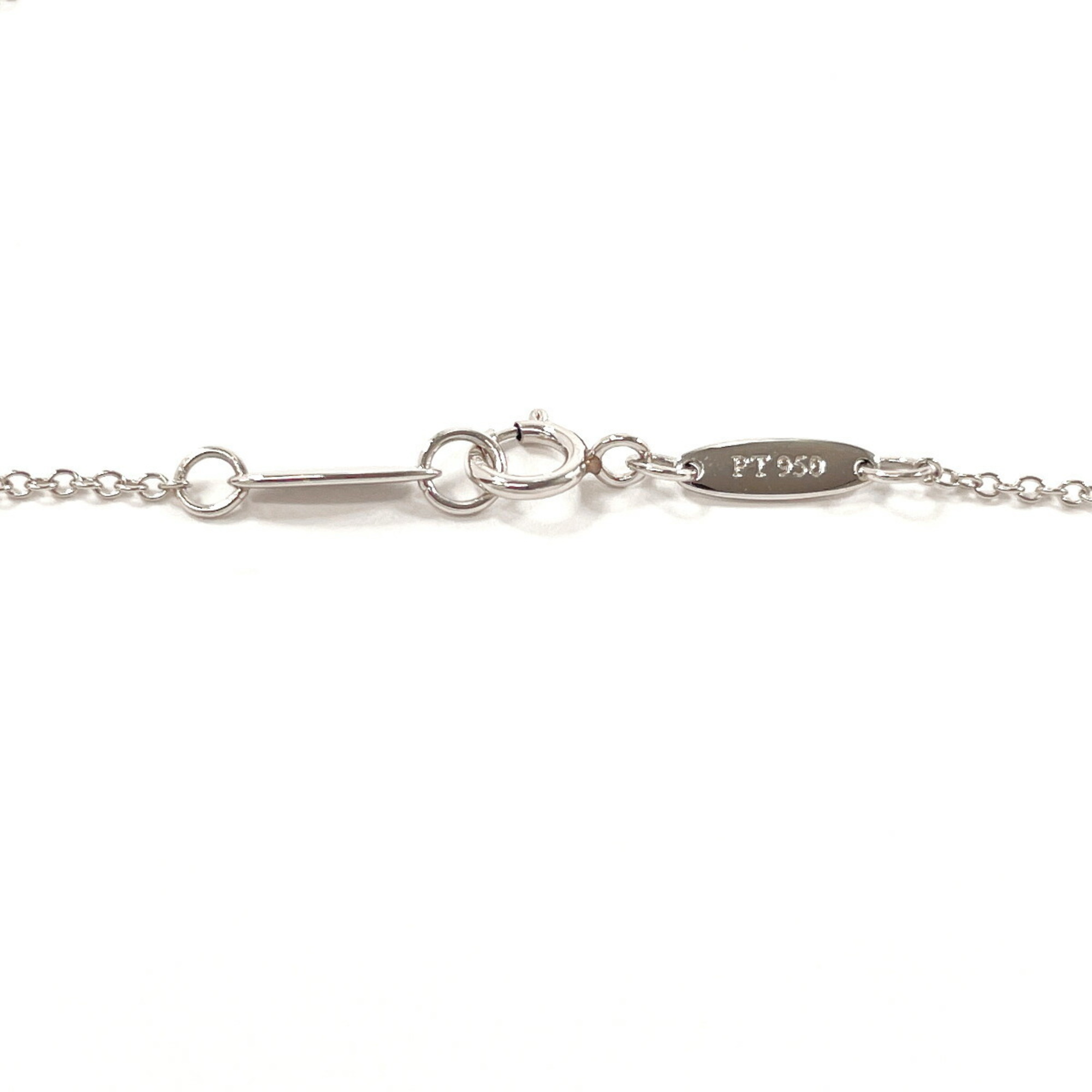 TIFFANY&Co. Tiffany Teardrop Elsa Peretti Necklace Pt950 Platinum Silver Women's F3092127