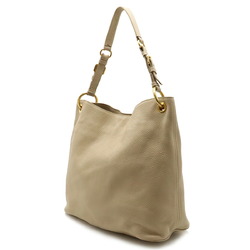 PRADA VIT.DAINO shoulder bag leather beige BR4892