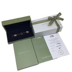 Van Cleef & Arpels Alhambra Bracelet 5P K18 VCARP7RP00 VCA Carnelian Women's Men's Unisex