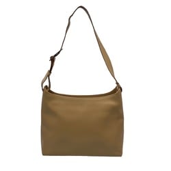 Salvatore Ferragamo Bag AB-21 0274 Shoulder Handbag Beige Leather Women's