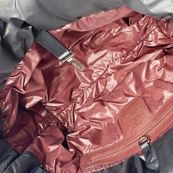 CHANEL Coco Cocoon Tote Bag Nylon Black Handbag Quilted Mark Women's