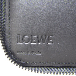 Loewe BRAND OPEN WALLET C500U46X02 Women,Men Leather Long Wallet (bi-fold) Black