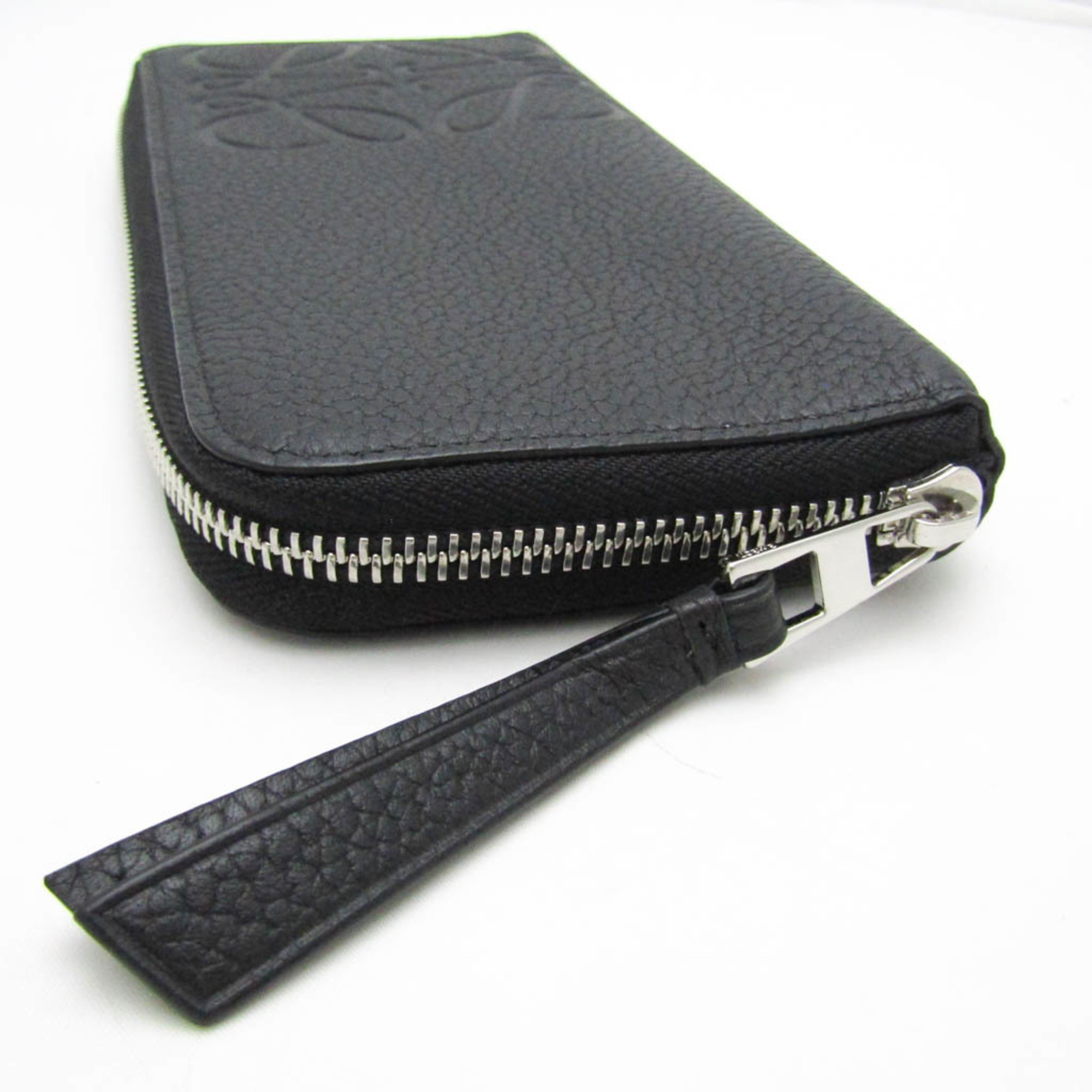 Loewe BRAND OPEN WALLET C500U46X02 Women,Men Leather Long Wallet (bi-fold) Black