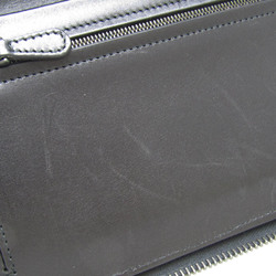 Bottega Veneta Intrecciato Multi Case / Travel Case 169730 Women,Men Leather Long Wallet (bi-fold) Black