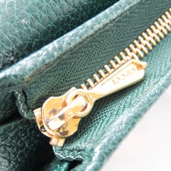 Gucci Zumi 570660 Women's Leather Wallet (bi-fold) Dark Green