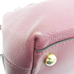 Burberry 2WAY Bag Women's Leather Handbag,Shoulder Bag Bordeaux
