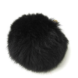 Louis Vuitton Fur,Metal Handbag Charm Black,Gold Fuzzy Bubble Bag Charm M67372