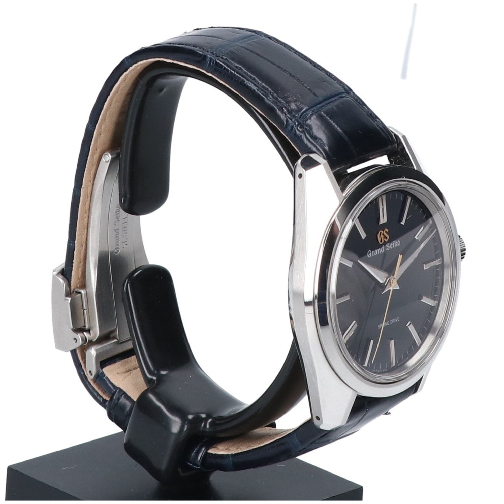 Grand Seiko 44GS 55th Anniversary Limited Edition SBGY009 Tsuki Tenshin Automatic Watch Silver Navy Men's