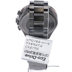CITIZEN CC4016-67E ATTESA Act Line Black Titanium Eco-Drive GPS Satellite Radio Wristwatch Duratect Pink/Duratect DLC Men's