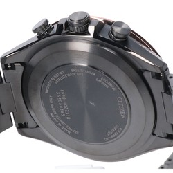 CITIZEN CC4016-67E ATTESA Act Line Black Titanium Eco-Drive GPS Satellite Radio Wristwatch Duratect Pink/Duratect DLC Men's
