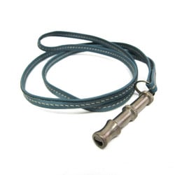 Hermes Whistle For Dog Dog Whistle Leather Metal Blue Jean