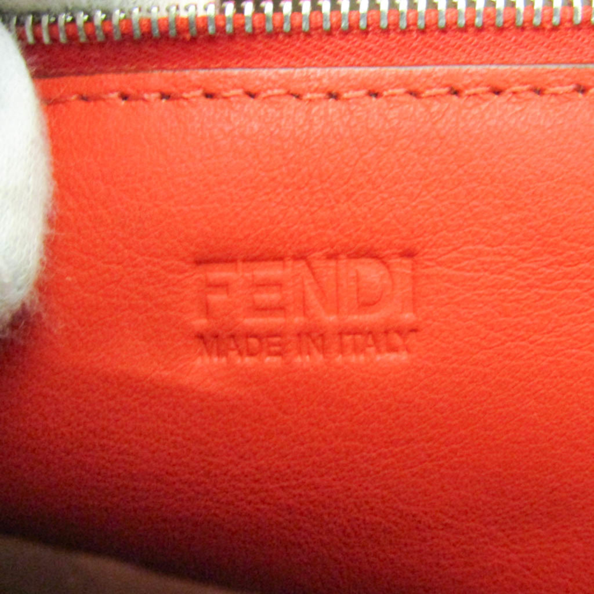 Fendi All In Shopping Tote 8BH262 Women's Leather Tote Bag Black,Red