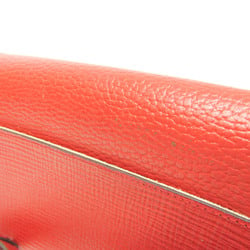 Maison Margiela S56WG0069 Women's Leather Shoulder Bag Dark Red