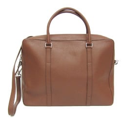 Jil Sander Men's Leather Briefcase,Shoulder Bag Brown