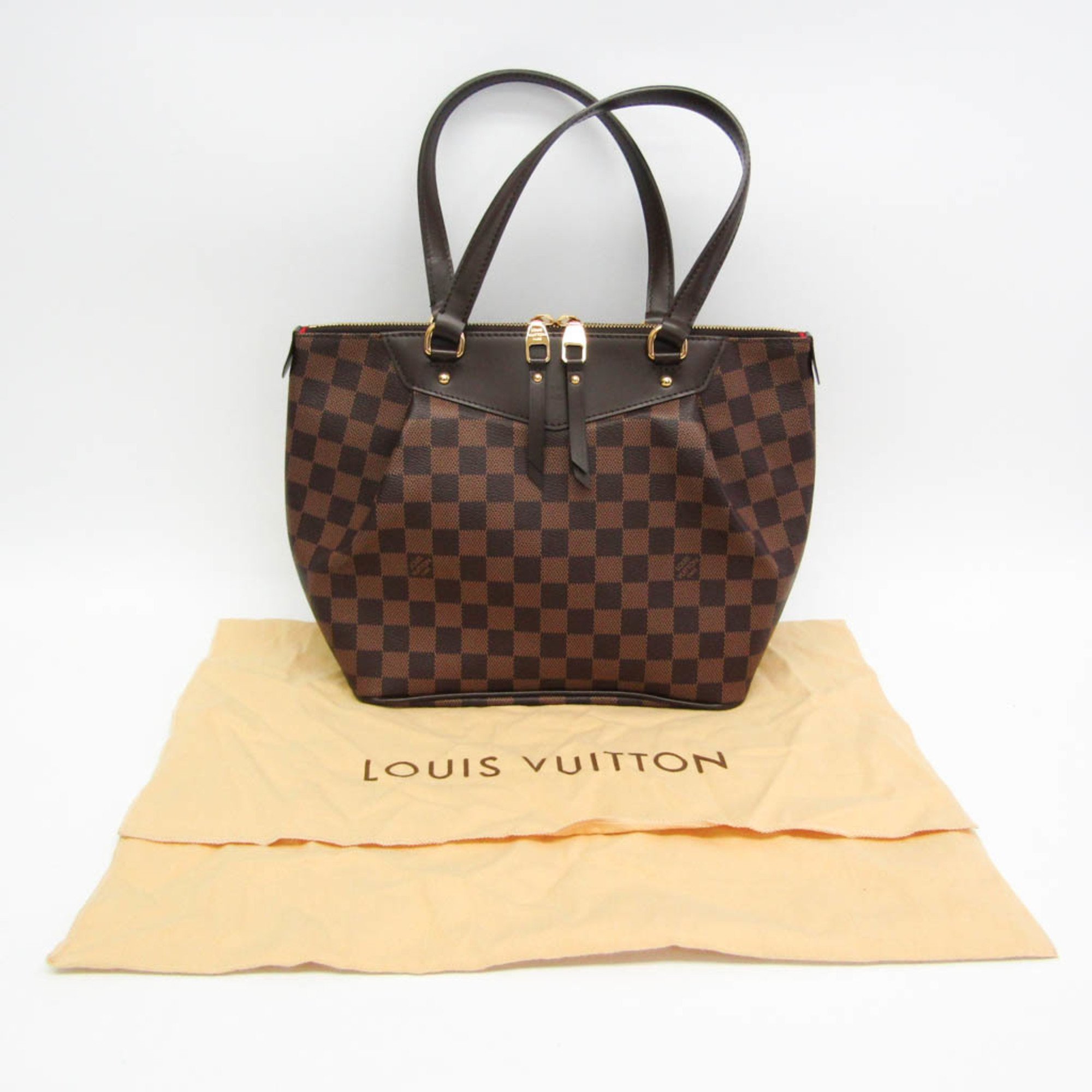 Louis Vuitton Damier Westminster PM N41102 Women's Handbag Ebene