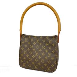 Louis Vuitton Shoulder Bag Monogram Looping MM M51146 Brown Women's