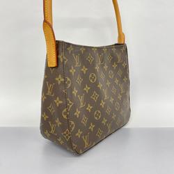 Louis Vuitton Shoulder Bag Monogram Looping MM M51146 Brown Women's