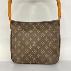 Louis Vuitton Shoulder Bag Monogram Looping MM M51146 Brown Women's