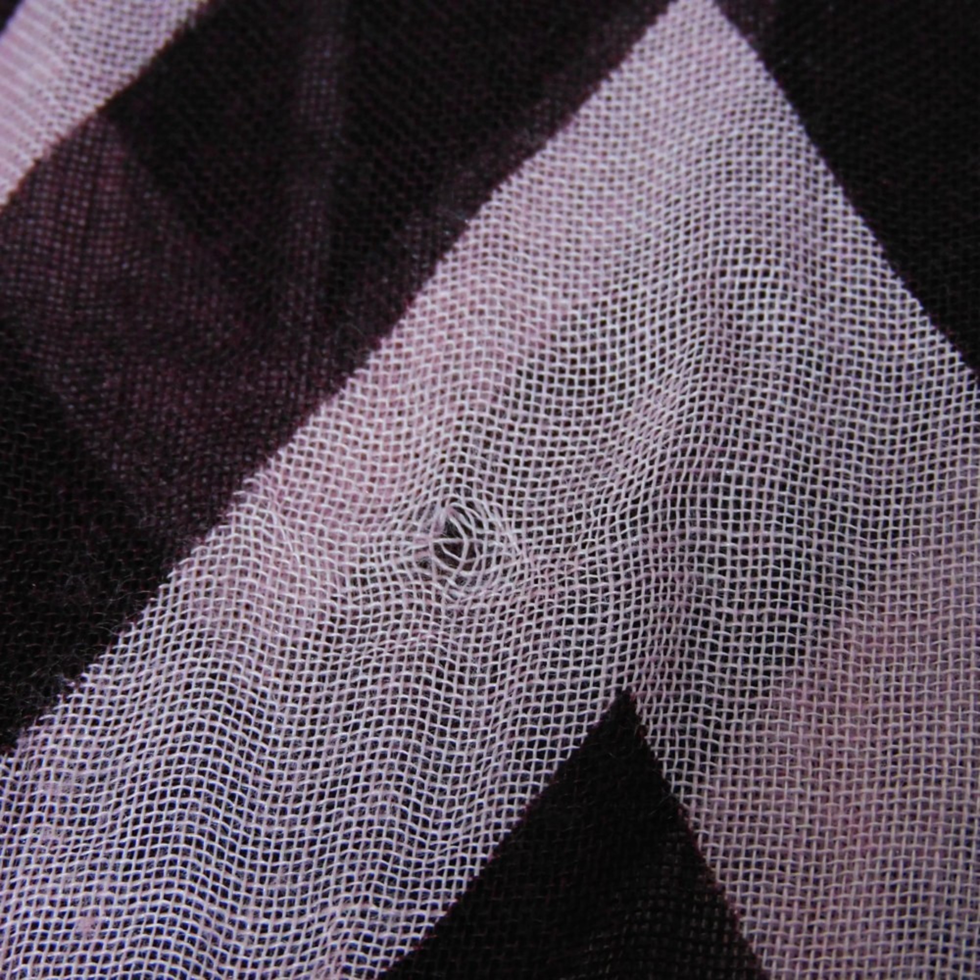Louis Vuitton LOUIS VUITTON Shawl LV Zigzag Scarf Signature Cashmere Silk Purple Pink Large Fuchsia Women's