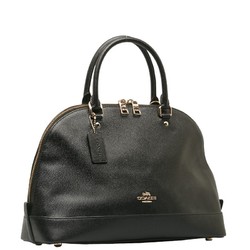 Coach Sierra Satchel Handbag F57524 Black Leather Women's COACH