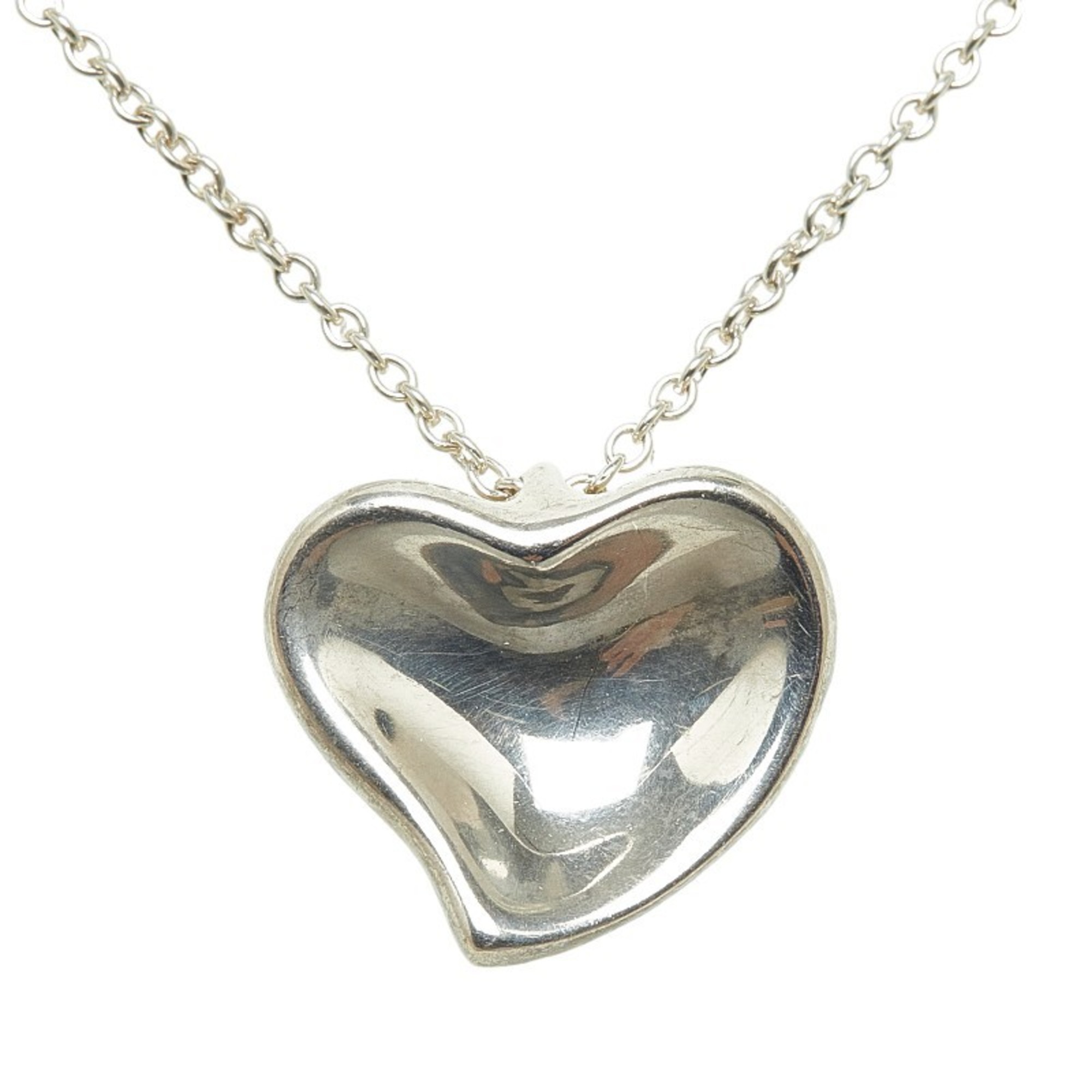 Tiffany Full Heart Necklace SV925 Silver Women's TIFFANY&Co.