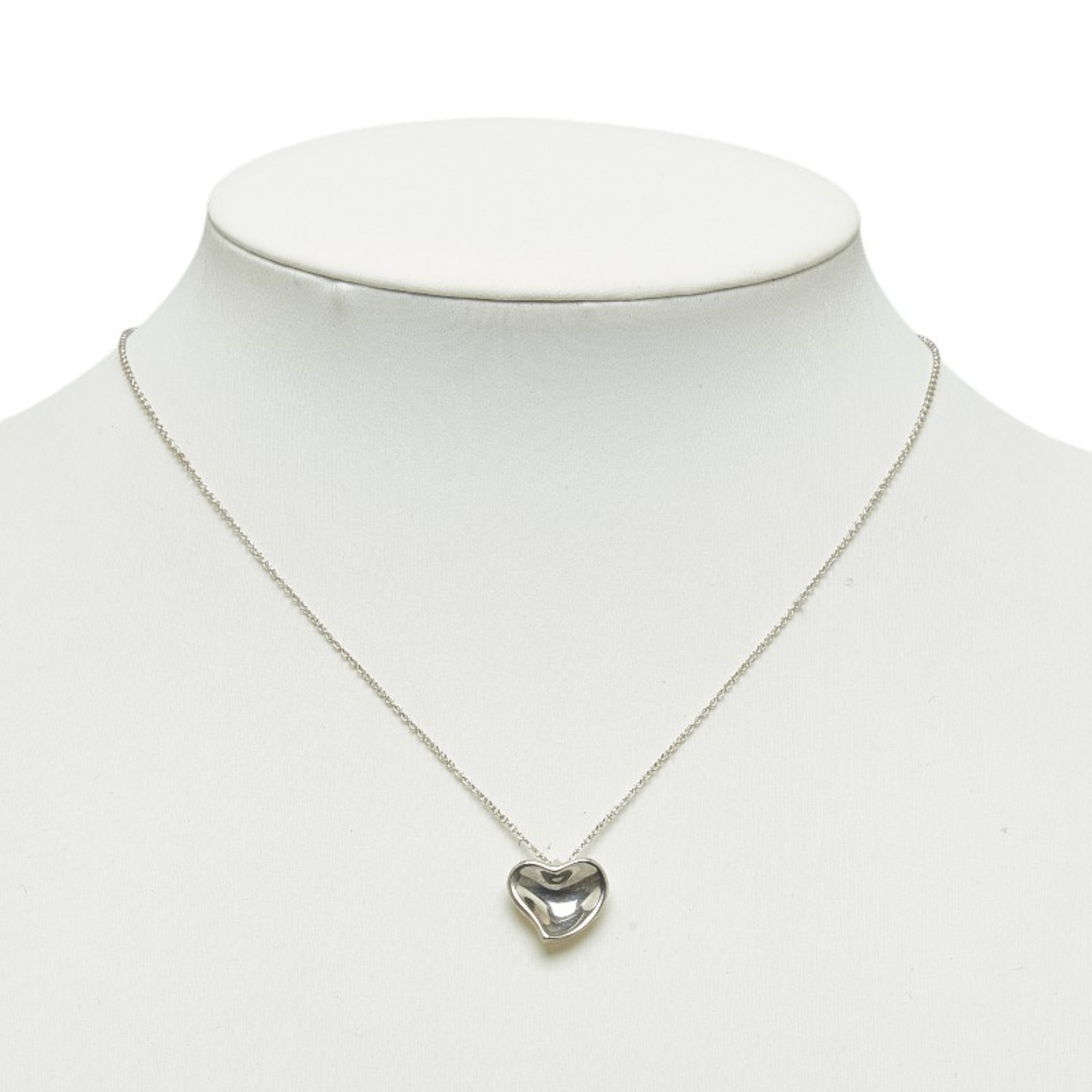 Tiffany Full Heart Necklace SV925 Silver Women's TIFFANY&Co.