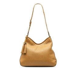 Gucci Tassel Bag 336659 Camel Brown Leather Women's GUCCI