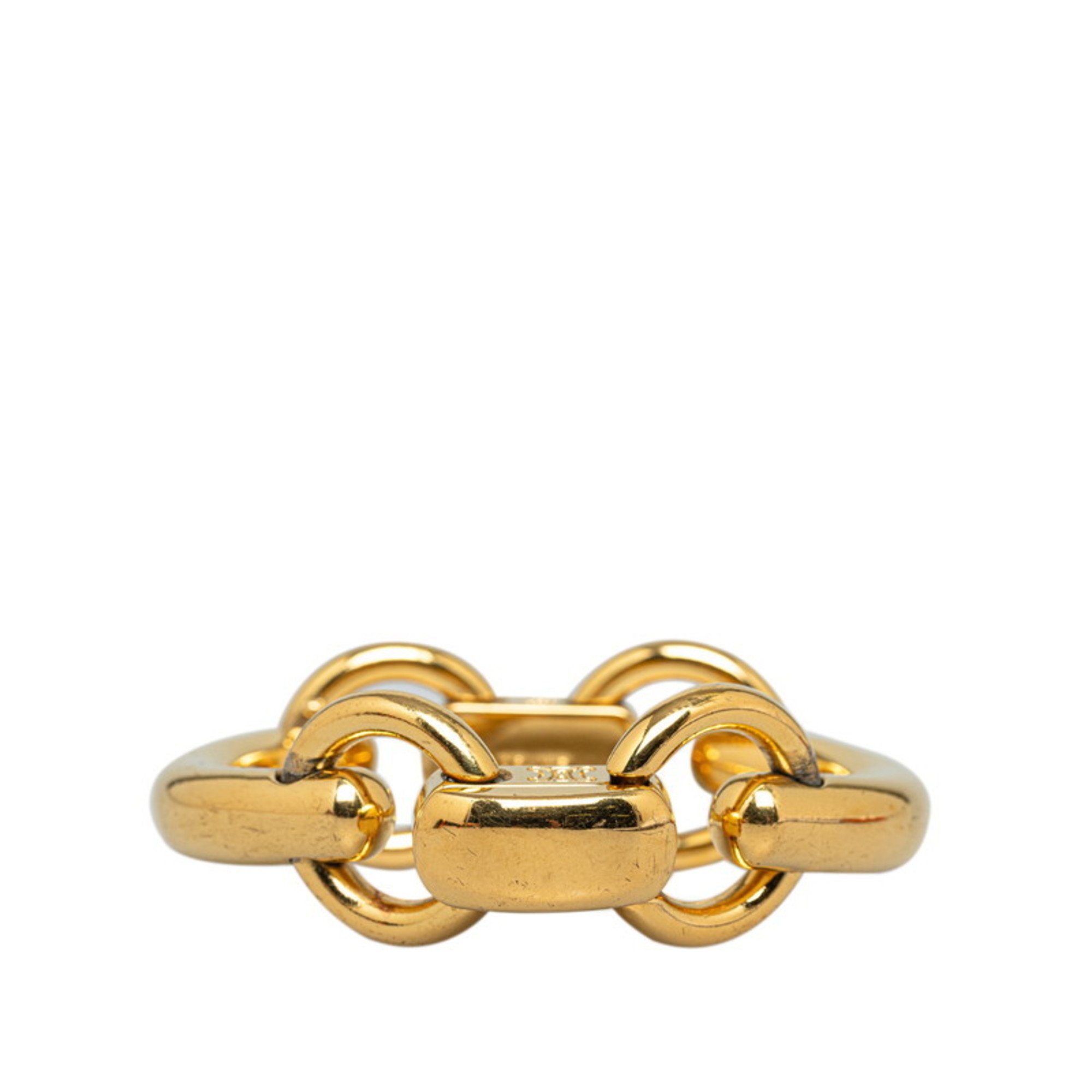 CELINE Bracelet Bangle Gold Plated Women's